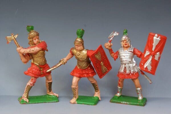 SOLD Cherilea 60mm Romans - Red Plastic