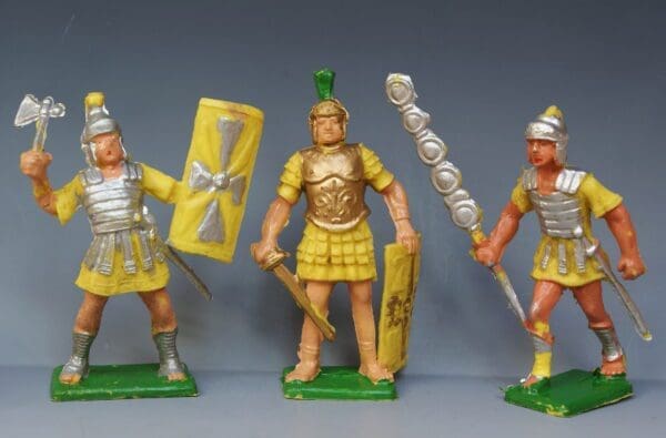 SOLD Cherilea 60mm Romans - Yellow Plastic