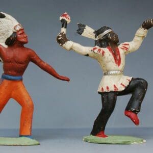 SOLD Hilco 45mm Indians - Very Early Plastic!