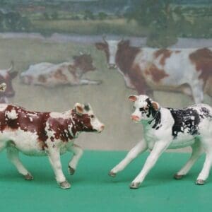 SOLD Herald Stencil-sprayed Calves - includes BLACK Bull Calf
