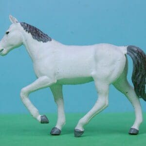 SOLD Britains Farm Hunter Horse - White PVC!