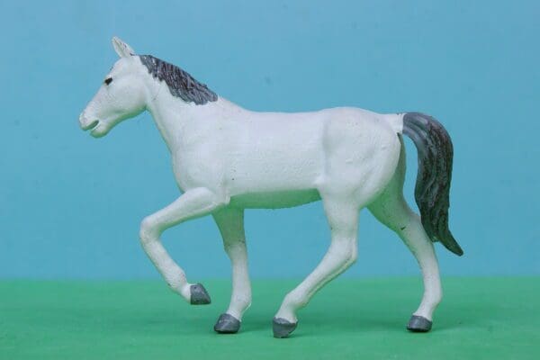 SOLD Britains Farm Hunter Horse - White PVC!
