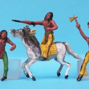SOLD Cherilea 60mm Mounted Indians - Old Stock!