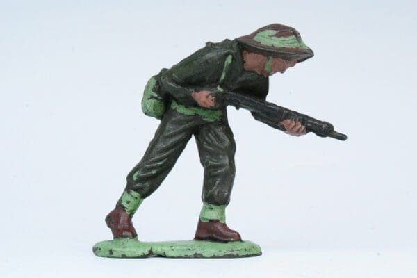 SOLD Trojan 14th Army Jungle Soldier Charging with Bayonet