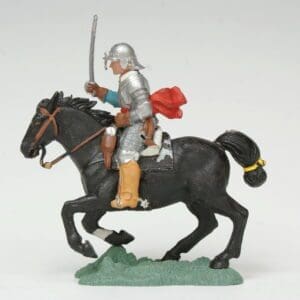 SOLD ECW Mounted Roundhead Officer - Black Textured Horse!