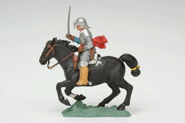 SOLD ECW Mounted Roundhead Officer - Black Textured Horse!