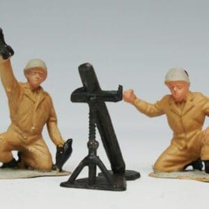 SOLD Timpo Solid Plastic West German Mortar Unit