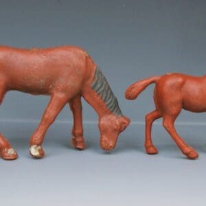 SOLD Speedwell Farm Horse & Foal - Brown Plastic