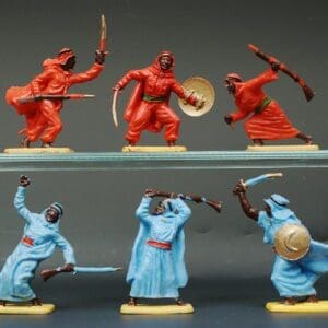 SOLD Crescent 54mm Arabs - Complete Loose Set of 6