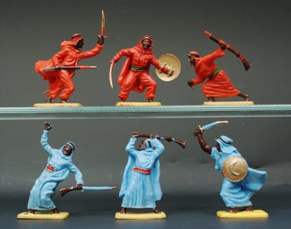 SOLD Crescent 54mm Arabs - Complete Loose Set of 6