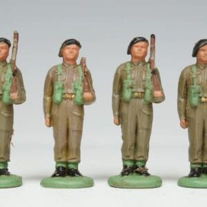 SOLD Herald Khaki Infantrymen at Attention Loose Set