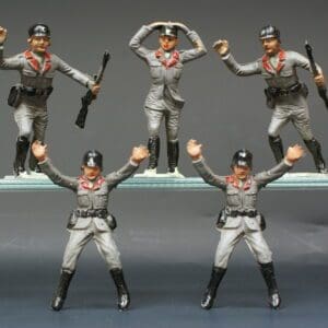 SOLD Cherilea 60mm Germans - Grey Plastic!