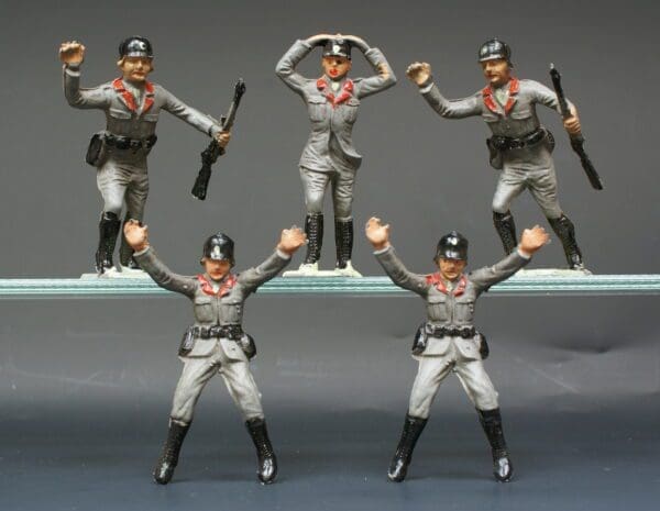 SOLD Cherilea 60mm Germans - Grey Plastic!