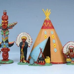SOLD Herald Zang Indian Encampment Set