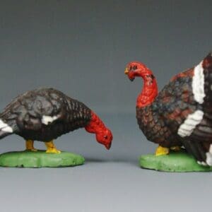SOLD Herald Turkey Cock & Hen