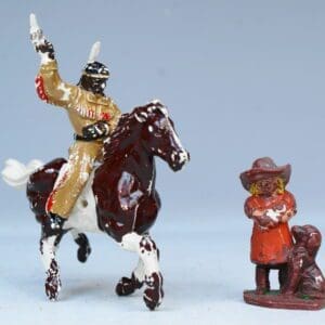 SOLD Lone Star Tonto & Western Girl with Dog