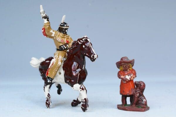 SOLD Lone Star Tonto & Western Girl with Dog