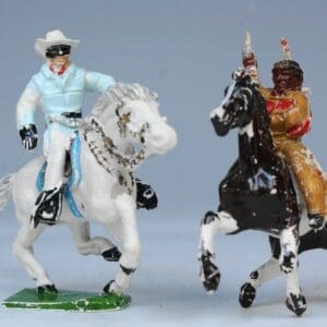 SOLD Lone Star Lone Ranger, "Silver" & Tonto Set