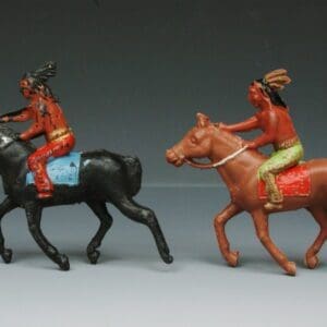 SOLD Cherilea 30mm Mounted Indians from Lead Moulds