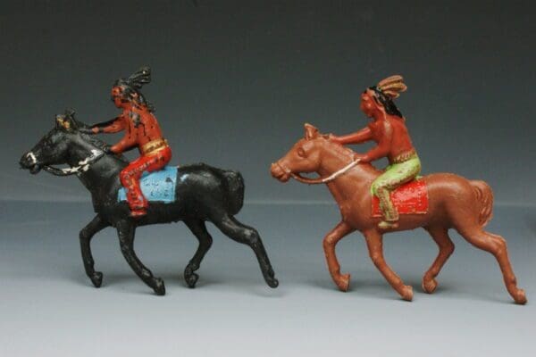 SOLD Cherilea 30mm Mounted Indians from Lead Moulds
