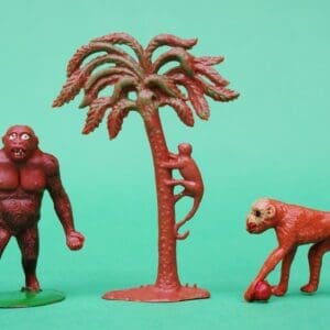SOLD Charbens Gorilla, Monkey & Palm Tree - Old Stock!