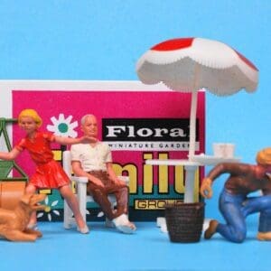 SOLD Britains Floral Garden Family Group