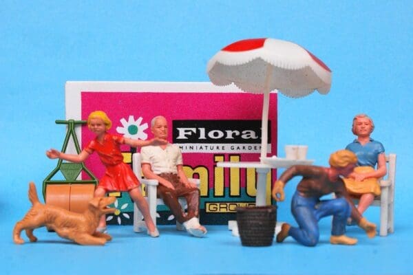 SOLD Britains Floral Garden Family Group