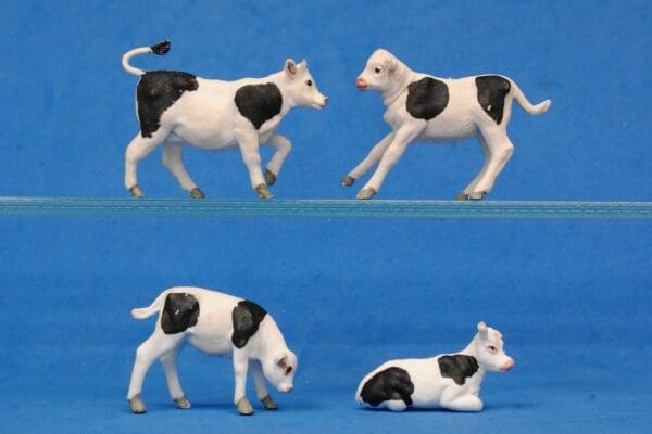 SOLD Set of Herald Friesian Calves - Marked 'ENGLAND'