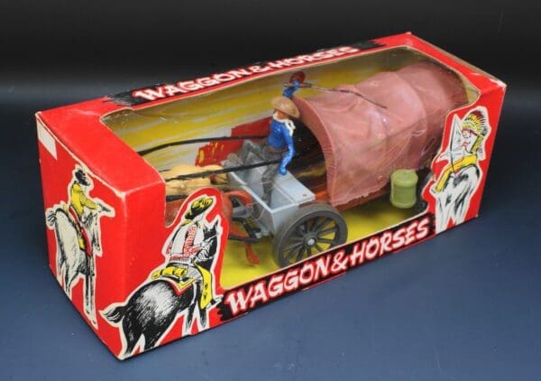 SOLD Cherilea 'Swoppet' Waggon & Horses #1 - Boxed!
