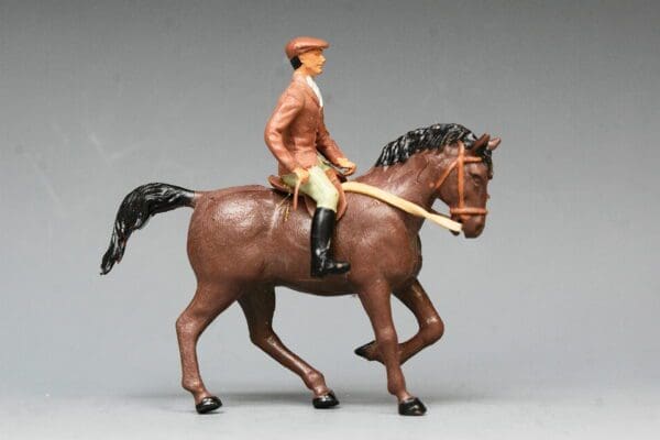 Britains Male Rider & Horse - Later PVC Issue