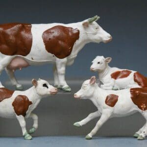 SOLD Britains Cow & Calves - 1970 PVC