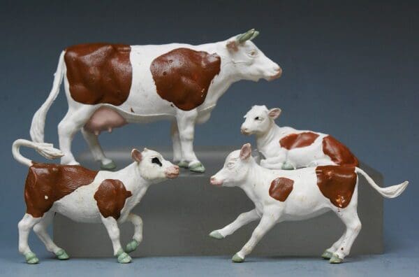 SOLD Britains Cow & Calves - 1970 PVC