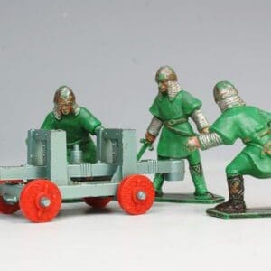SOLD Lone Star Battering Ram & Medieval Soldiers