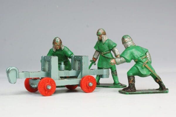 SOLD Lone Star Battering Ram & Medieval Soldiers