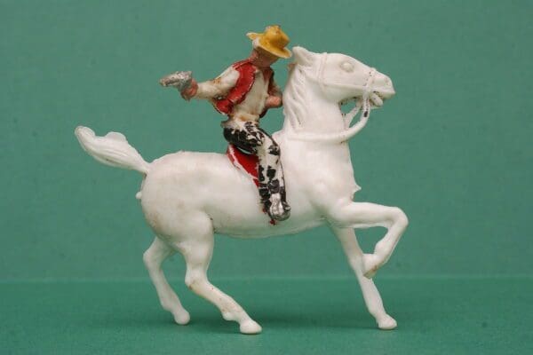 SOLD Speedwell Wild West Mounted Cowboy - RED Waistcoat