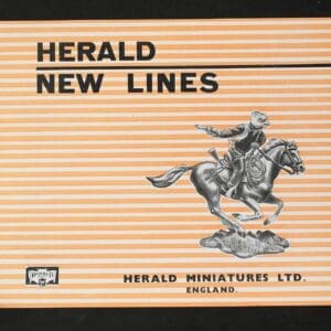 SOLD Herald ORIGINAL New Lines Leaflet - Feb 1956
