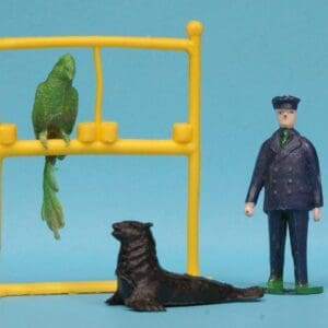 SOLD Taylor & Sons Zoo Keeper, Parrot, Perch, Seal