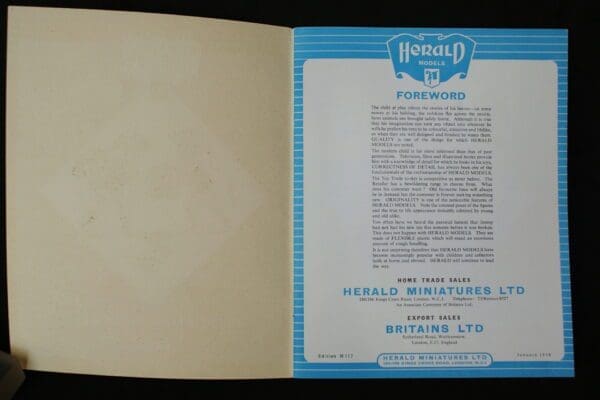 Herald ORIGINAL 1958 Catalogue - VERY RARE! - Image 4