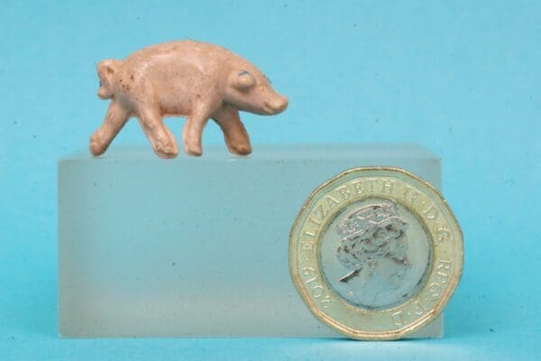 SOLD Bergen/Beton Piglet - Soft PINK Plastic - Image 4