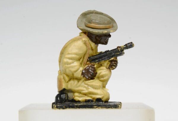SOLD Lone Star African Troops Crouching Figure