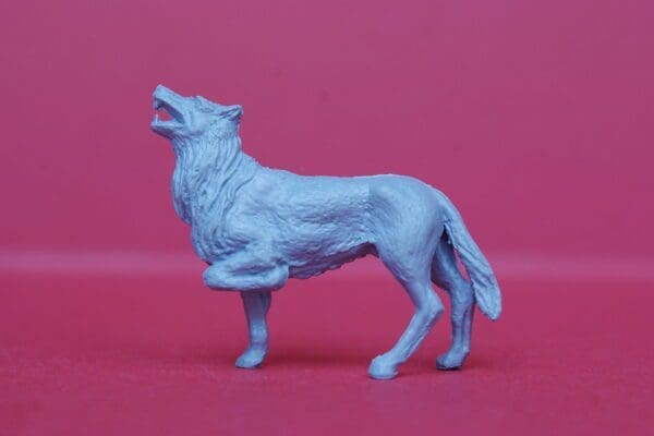 NEW! Timpo Zoo Animals - Wolf (Unpainted)