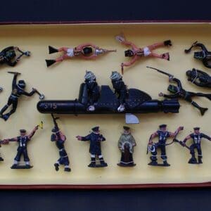 SOLD Lone Star Midget Sub Large Display Set - Plain Box