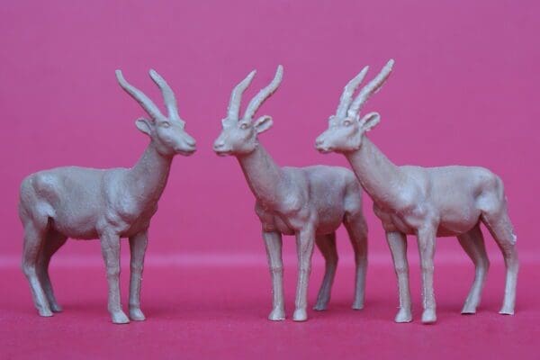 NEW! Timpo Zoo Animals - Antelope (Unpainted) - Image 4