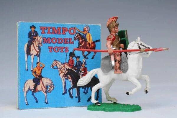 SOLD Timpo Mounted Roman with Lance & Shield!