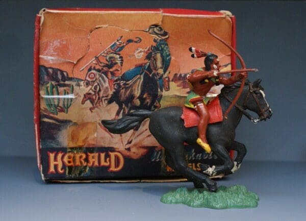 SOLD Herald Zang Indian Brave Tatty Box