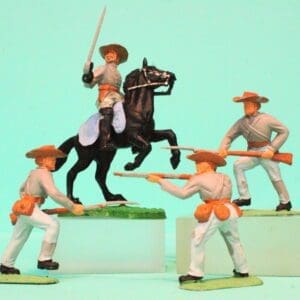 SOLD Timpo ACW Confederates Mounted & On Foot