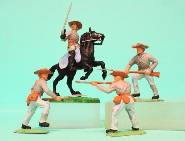 SOLD Timpo ACW Confederates Mounted & On Foot