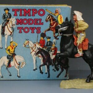 SOLD Timpo Solid Plastic Mounted Legionnaire Boxed