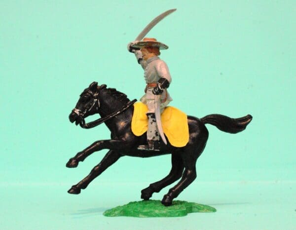 SOLD Timpo Confederate Mounted Officer with Sword