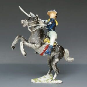 SOLD Cherilea 60mm Mounted Cavalry Officer with Sword